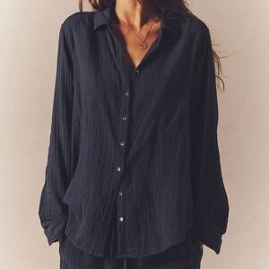 Xirena‎ Women's Cotton Gauze Scout Shirt, North Star Blue